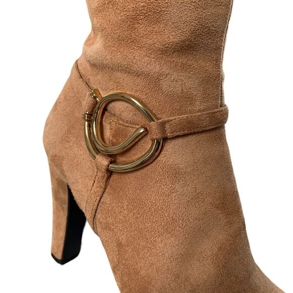 IMPO Molita Stretch Faux Suede Over the Calf Platform Boot w/Memory Foam Sz 10 - Picture 4 of 13